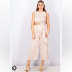 Topshop Sleeveless Jumpsuit